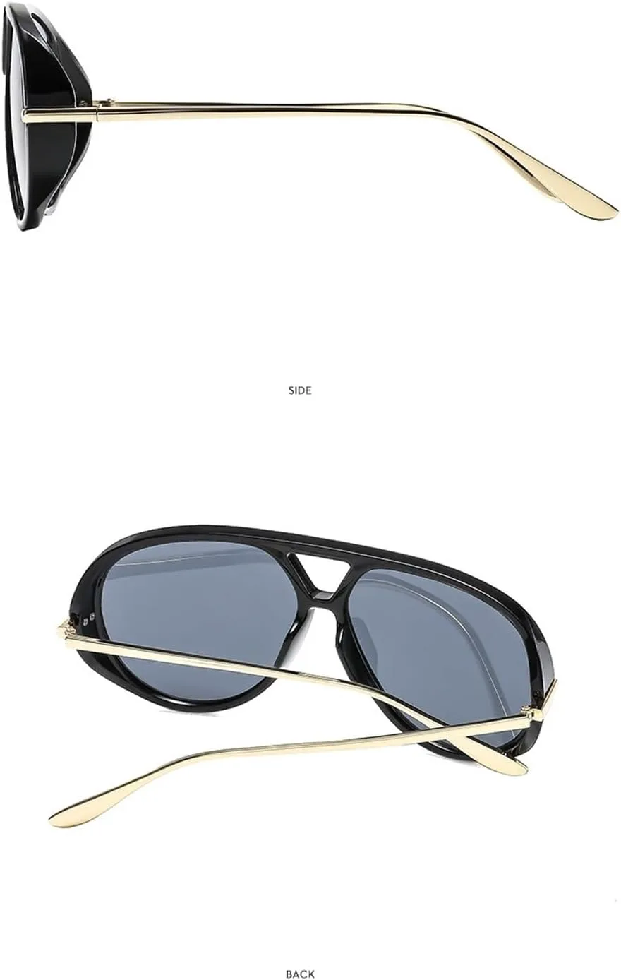 

Солнцезащитные очки с крупной оправой для активного отдыха на открытом воздухе, подходящие для мужчин и женщин, для отпуска, спорта и вождения Generic, Brown