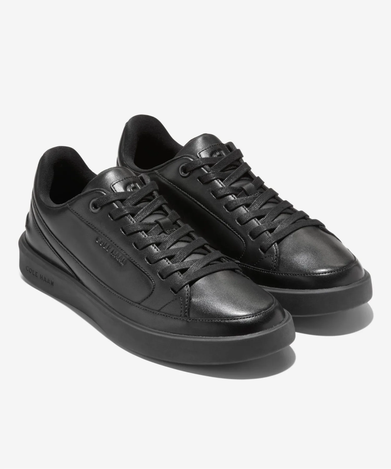 Мужские кроссовки из натуральной кожи Grand Crosscourt 20.4.7 LS COLE HAAN чёрные — фото 2
