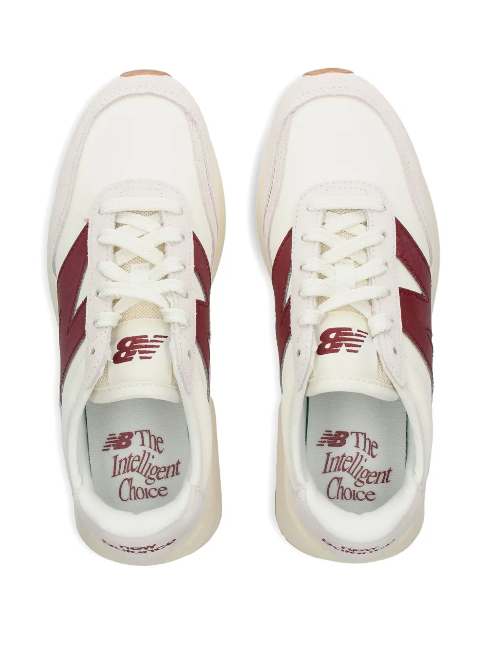 Кроссовки 370 NEW BALANCE, белый — фото 4