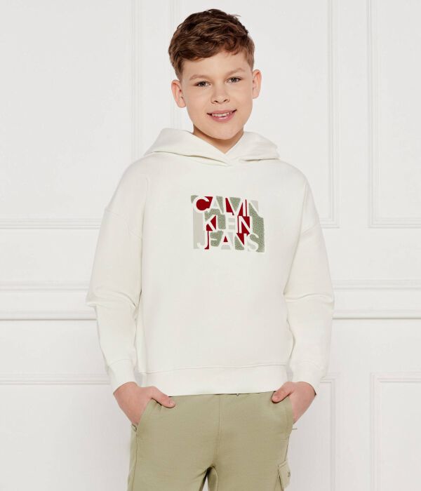 

Свитер Relaxed fit Calvin Klein Jeans, экрю