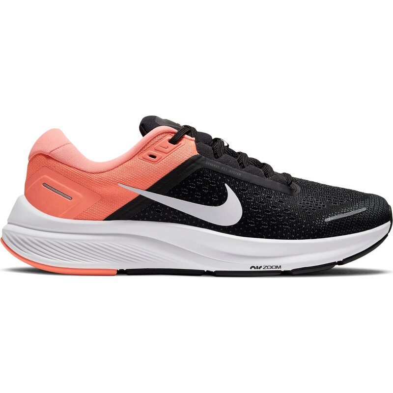 Кроссовки для бега "air zoom structure 23" Nike, черный
