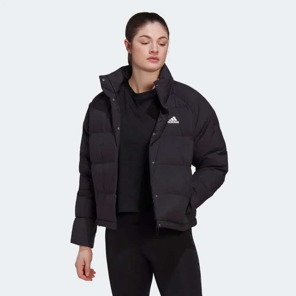 Куртка пуховая Adidas Helionic Relaxed Down, Black — фото 2