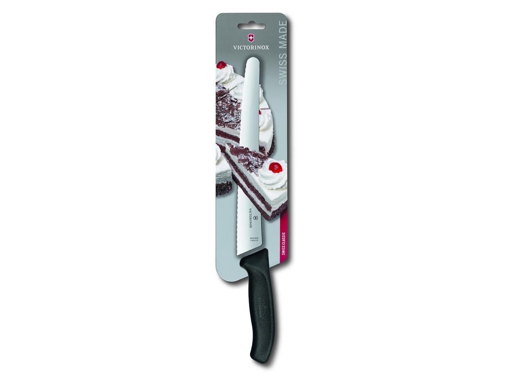 

Нож кондитерский VICTORINOX SwissClassic кухонный нож с зубчатым краем 6.8633.26B Victorinox Swiss Army
