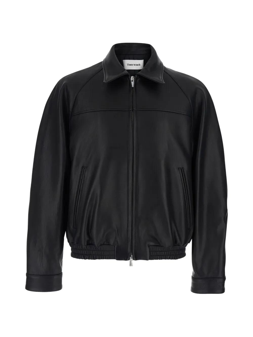 

Кожаная куртка с воротником Tonywack, черный