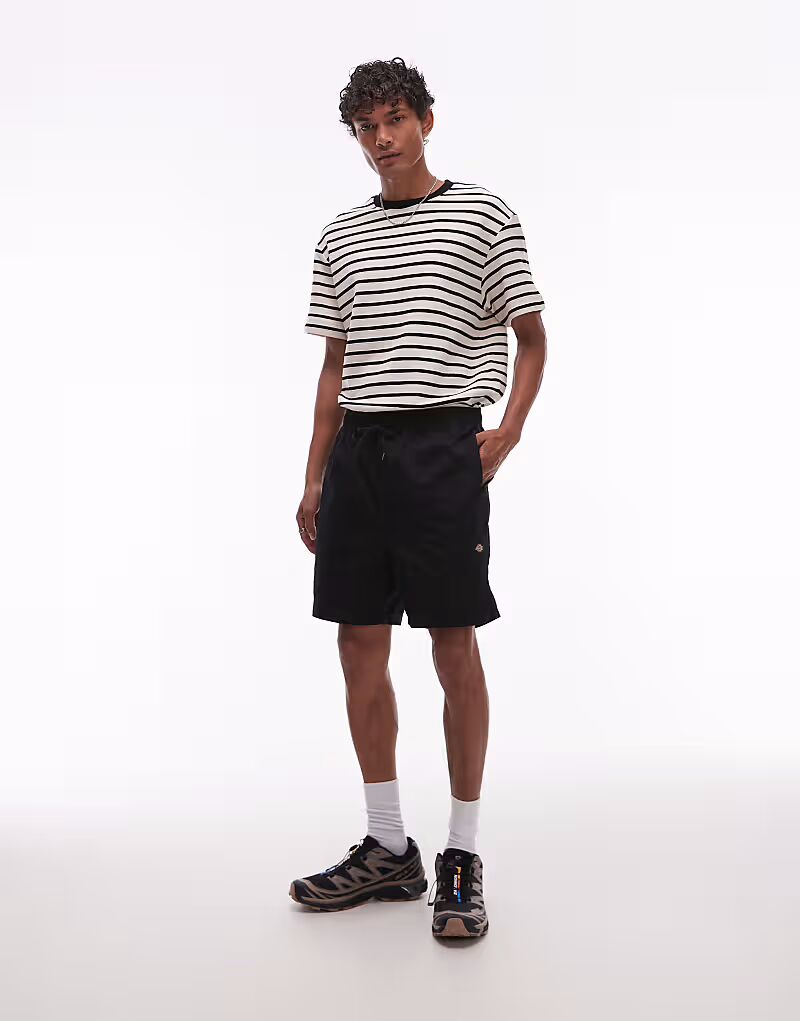

Хлопковые шорты Dickies Pelican Rapids черного цвета