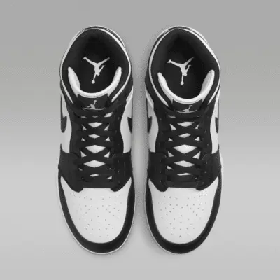 Бутсы Jordan 1 Mid TD, цвет White/Black/Black — фото 4