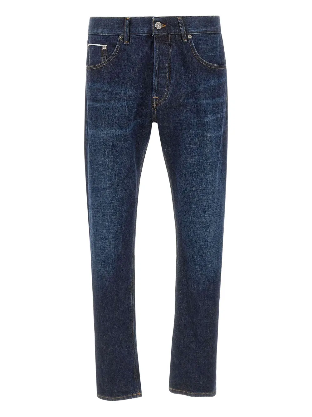 

Джинсы с пятью карманами и логотипом Dondup, синий