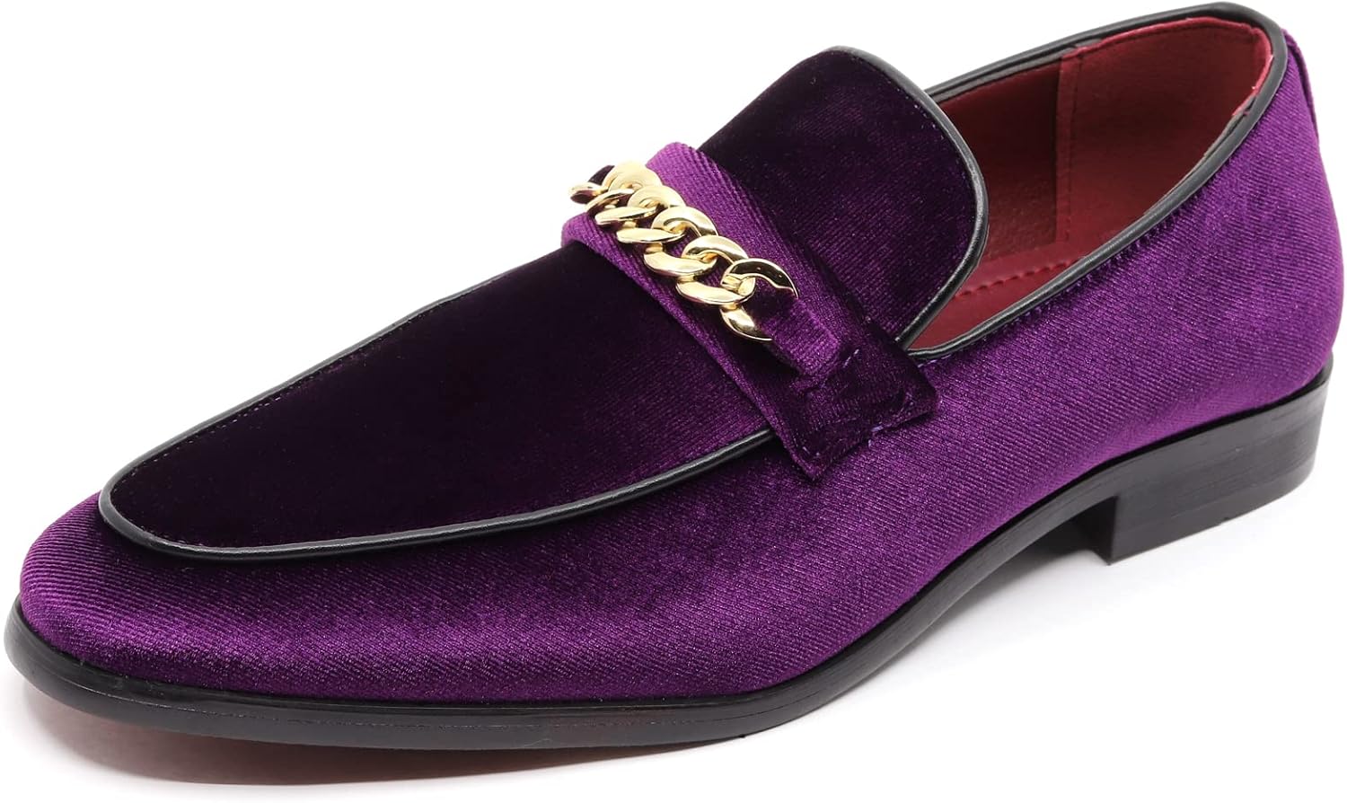 

Мужские винтажные бархатные дизайнерские классические туфли-лоферы на смокинг Arthur-02 Metrocharm, фиолетовый