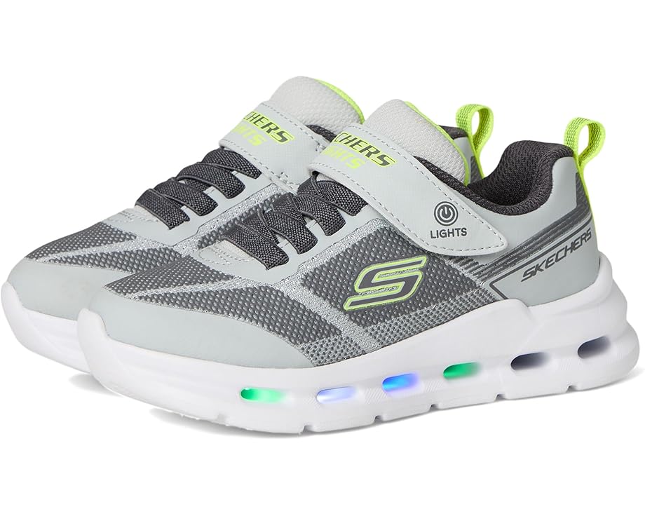 

Детские кроссовки SKECHERS KIDS Glide-Step Lights 400240L (Little Kid/Big Kid), Grey/Lime