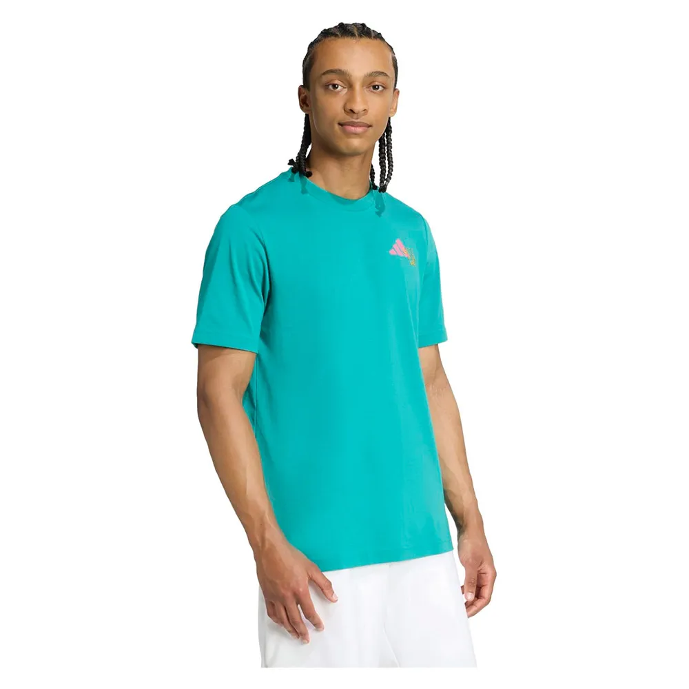 

Футболка с коротким рукавом adidas Padel Graphic, синий