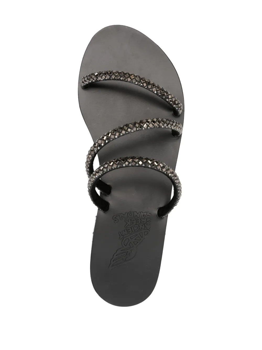 Сандалии Polytimi, украшенные кристаллами Ancient Greek Sandals, серебяный — фото 4
