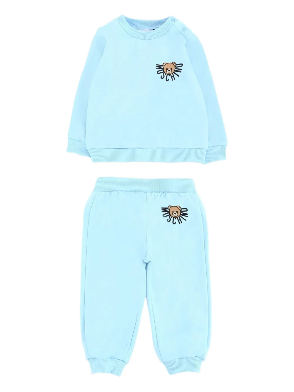 

Спортивный костюм с принтом Teddy Bear Moschino Kids, синий