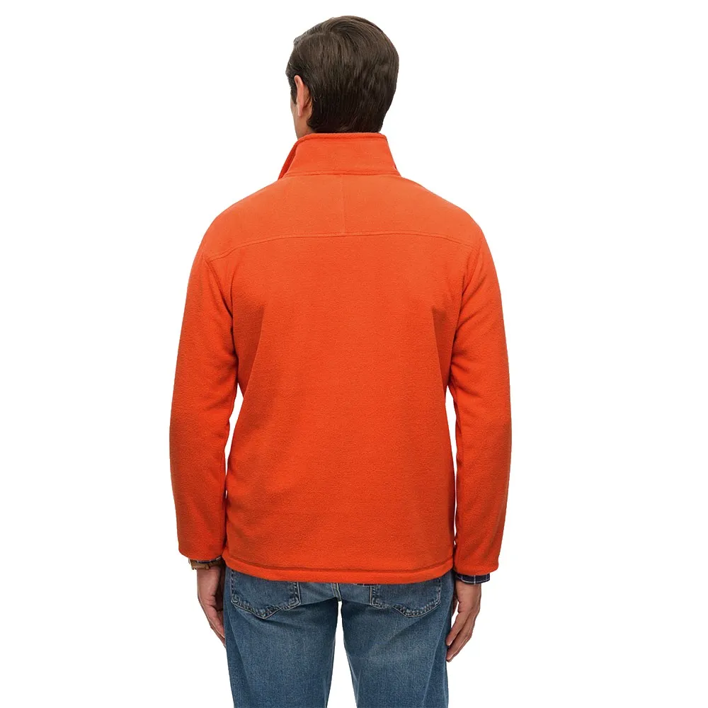 Толстовка Superdry Polar Fleece с застежкой-молнией до середины груди, оранжевый — фото 2