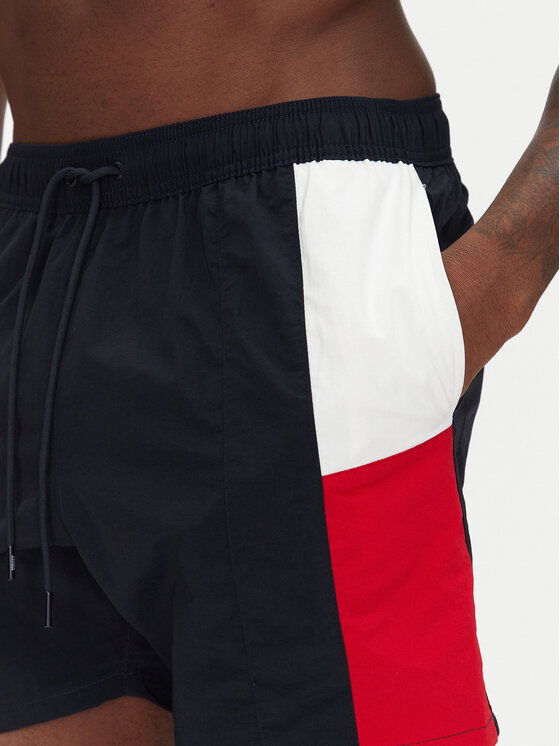 Узкие шорты для плавания UM0UM03483 Tommy Hilfiger, синий — фото 4