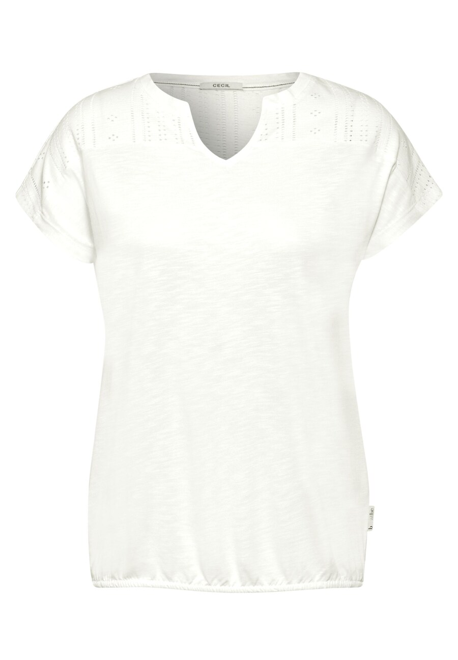 

Футболка CECIL Shirt Ajour, белый