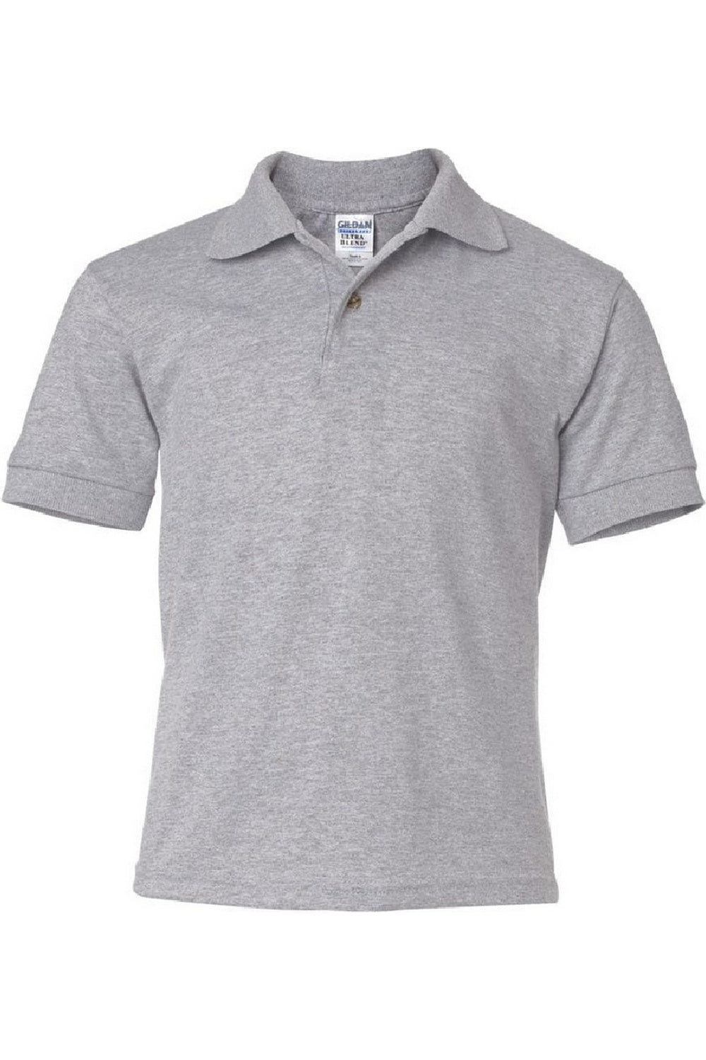 

Детская рубашка-поло унисекс из джерси Gildan DryBlend, цвет sport grey