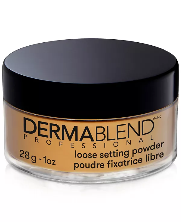 Рассыпчатая фиксирующая пудра, 1 унция. Dermablend, warm saffron