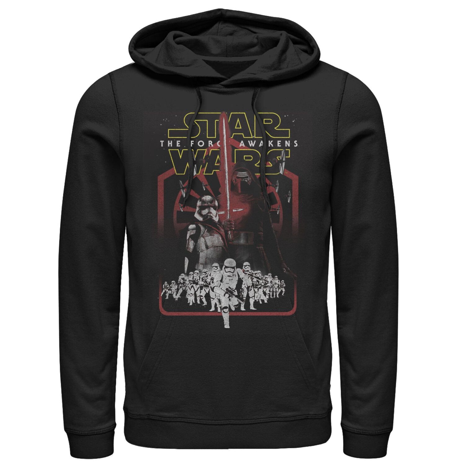 

Мужская толстовка с выцветшим портретом Kylo & Phasma First Order Star Wars