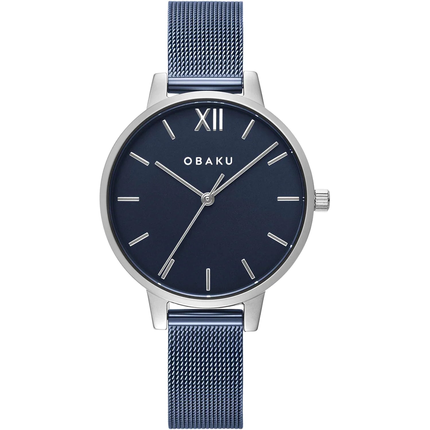 

Женские часы Obaku Liv Arctic с синим циферблатом