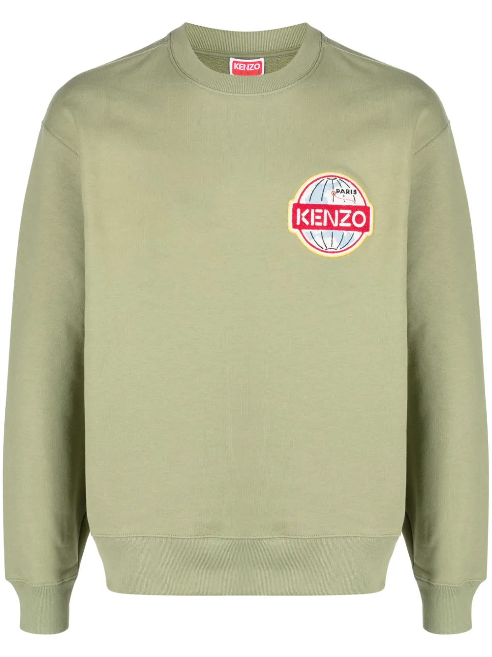 

Толстовка с вышитым логотипом KENZO, зеленый