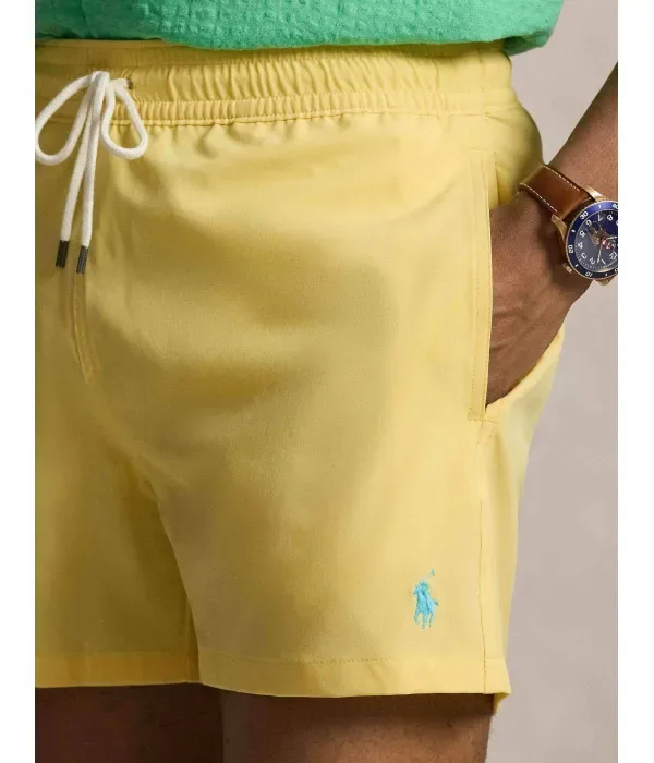 Пляжные шорты slim fit Polo Ralph Lauren, желтый — фото 4
