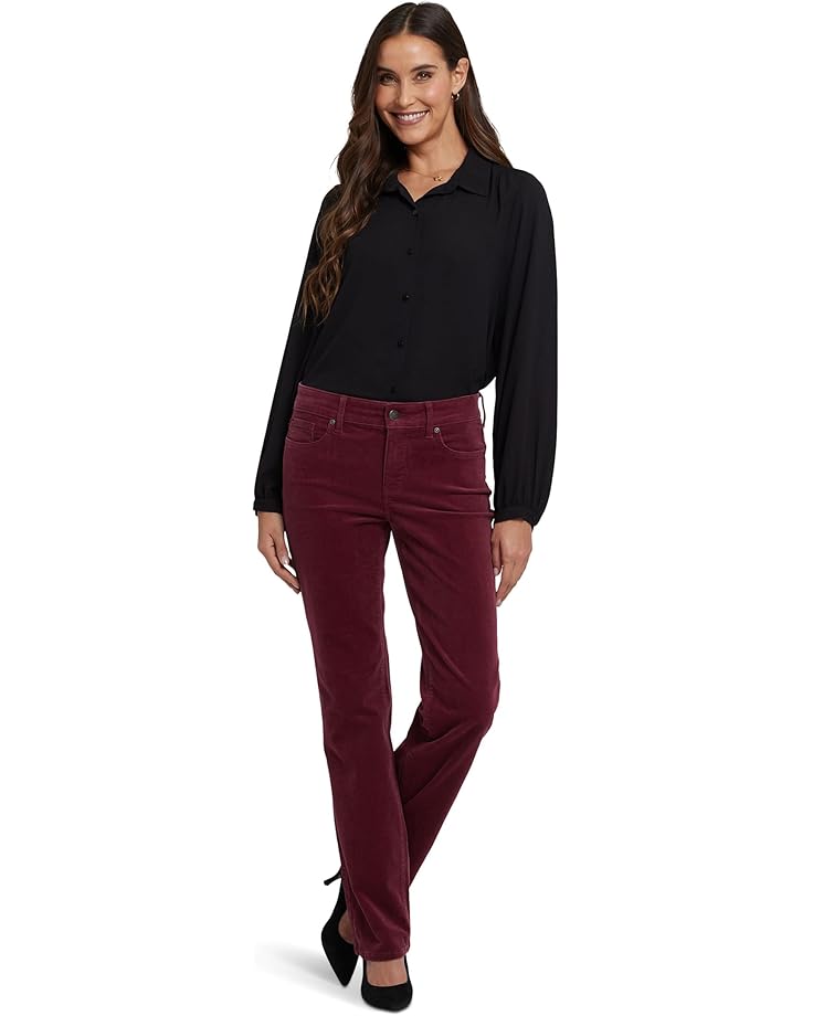 

Женские брюки NYDJ Cord Marilyn Straight, Sienna Red
