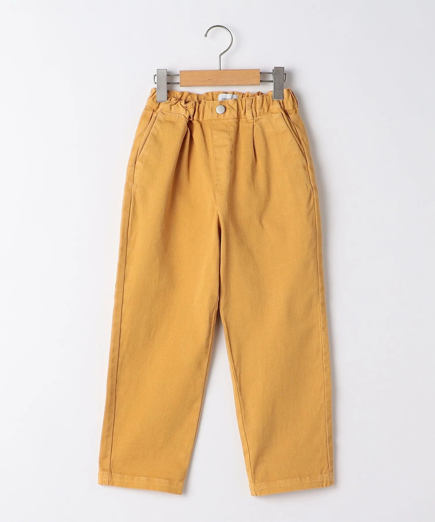 ARCH&LINE: 110~145 см / Брюки из саржи с круглым вырезом SHIPS KIDS, Mustard