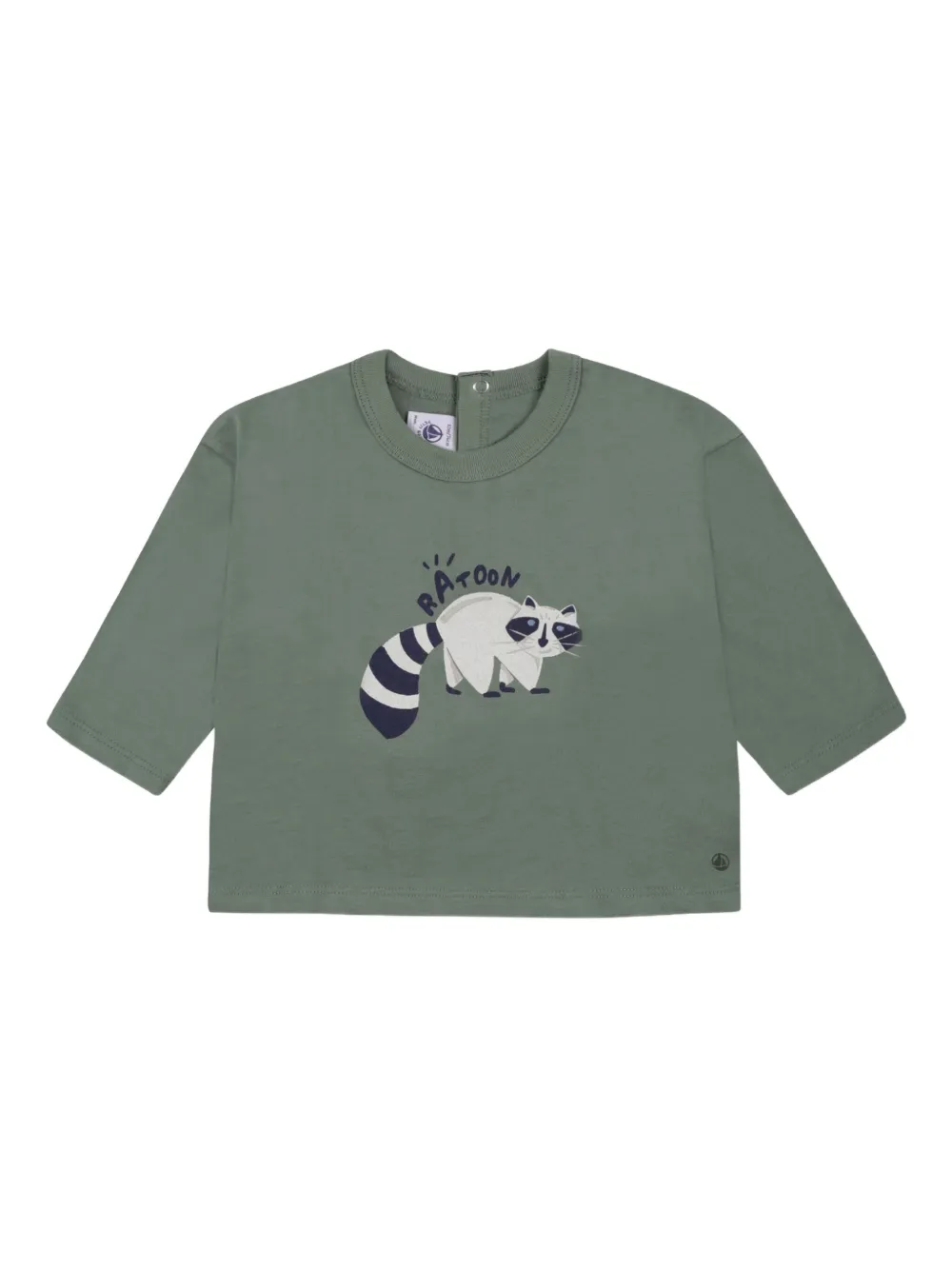 

Футболка с принтом Petit Bateau, зеленый