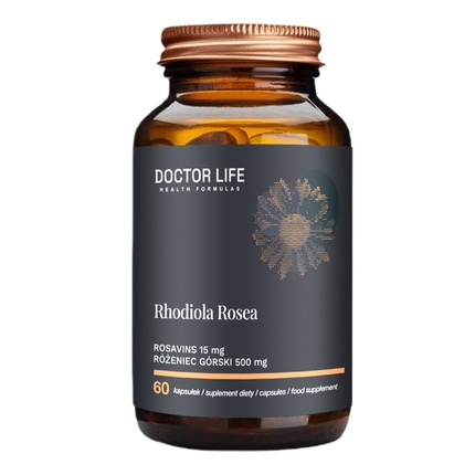 

Экстракт родиолы розовой 500 мг с розавином 15 мг - 60 капсул пищевая добавка Doctor Life