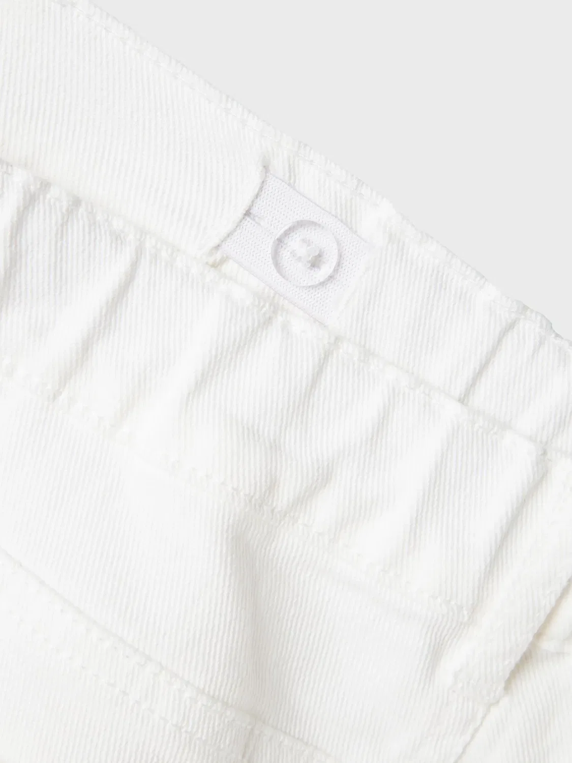 Бермуды из твила Name it, bright white — фото 4