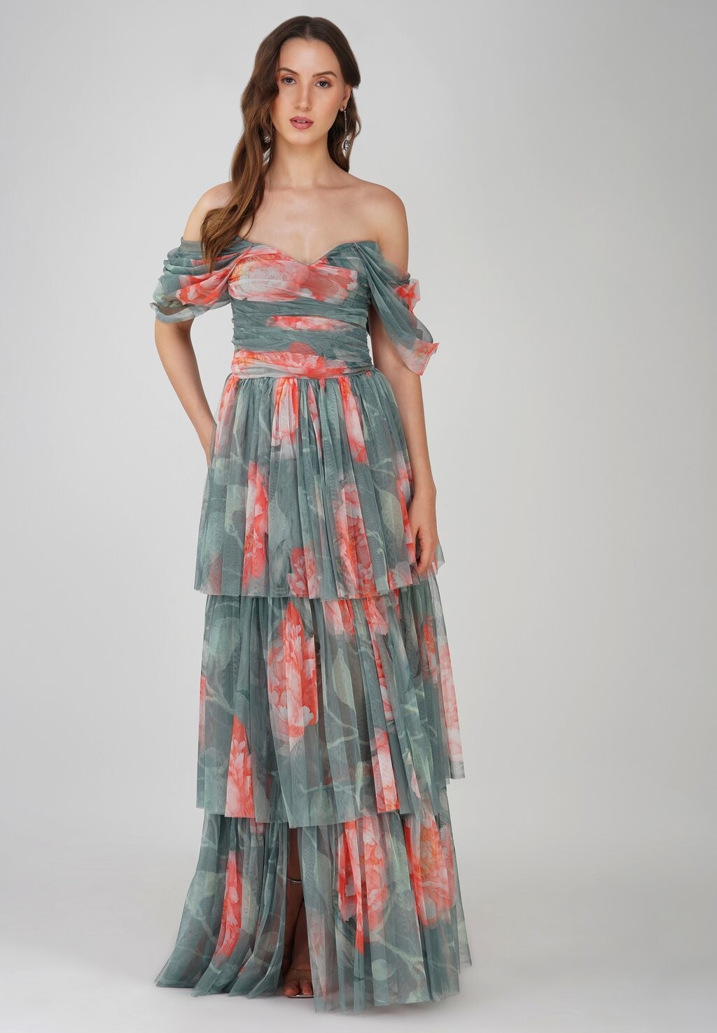 

Бальное платье SYDNEY Lace & Beads, зеленый