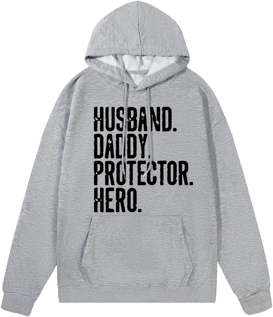 

Толстовка Husband Daddy Protector Hero