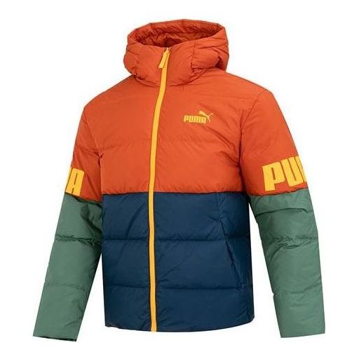 

Куртка power down hooded jacket 'orange' Puma, оранжевый