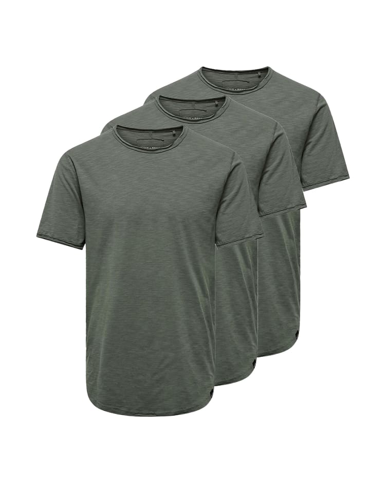 

Футболка ONLY & SONS, цвет castor gray