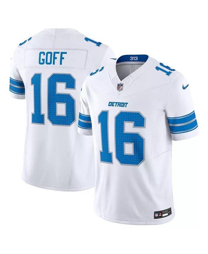

Мужская ограниченная джерси Detroit Lions Vapor F.U.S.E. Джареда Гоффа белого цвета Nike