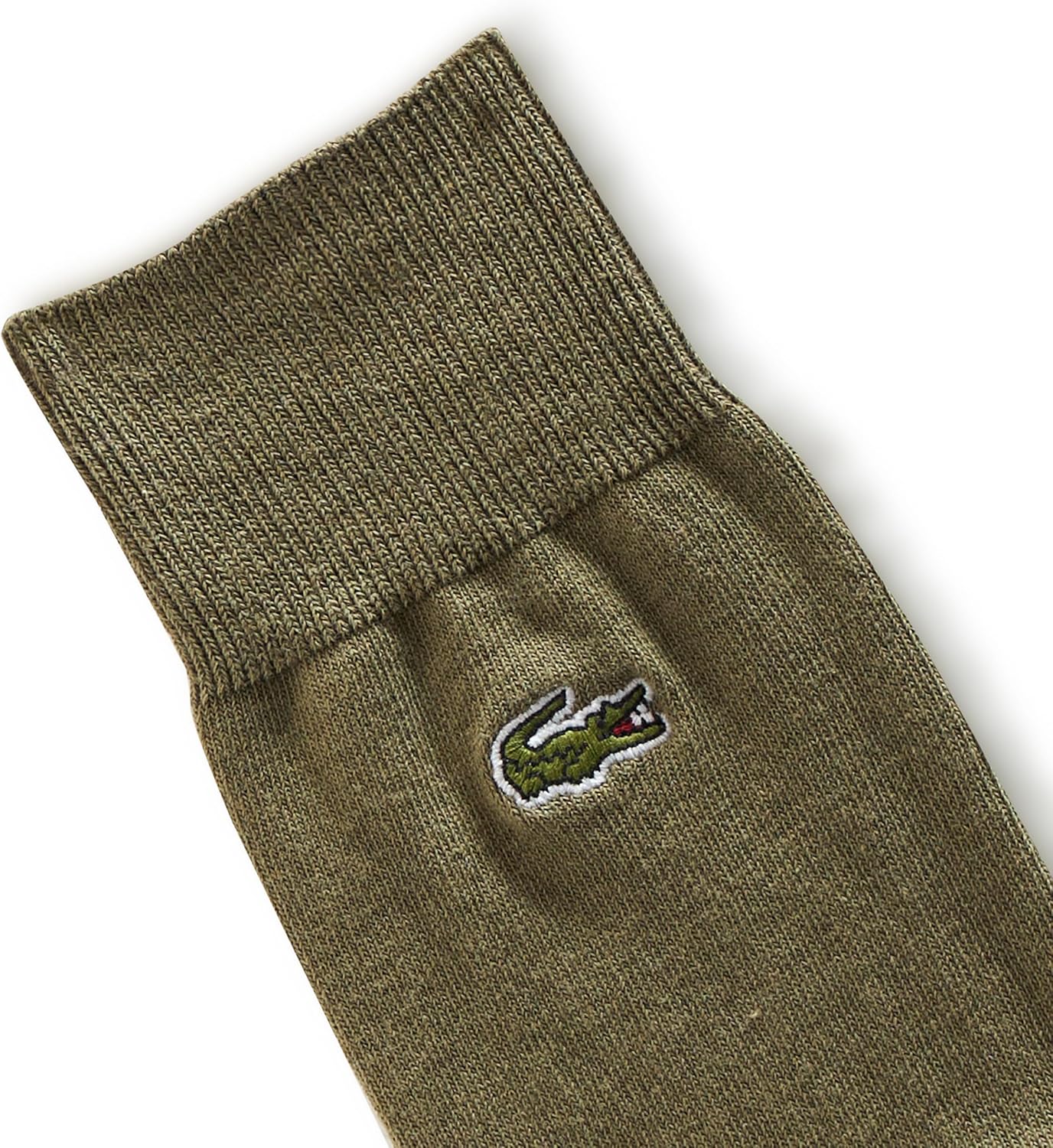 Носки Lacoste Unisex, 2 пары, Оливково-Дельфиновый — фото 4