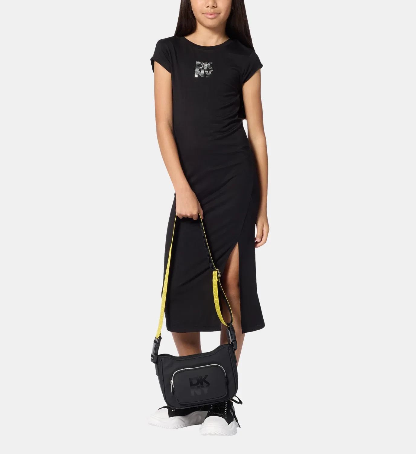Длинное платье Dkny, черный