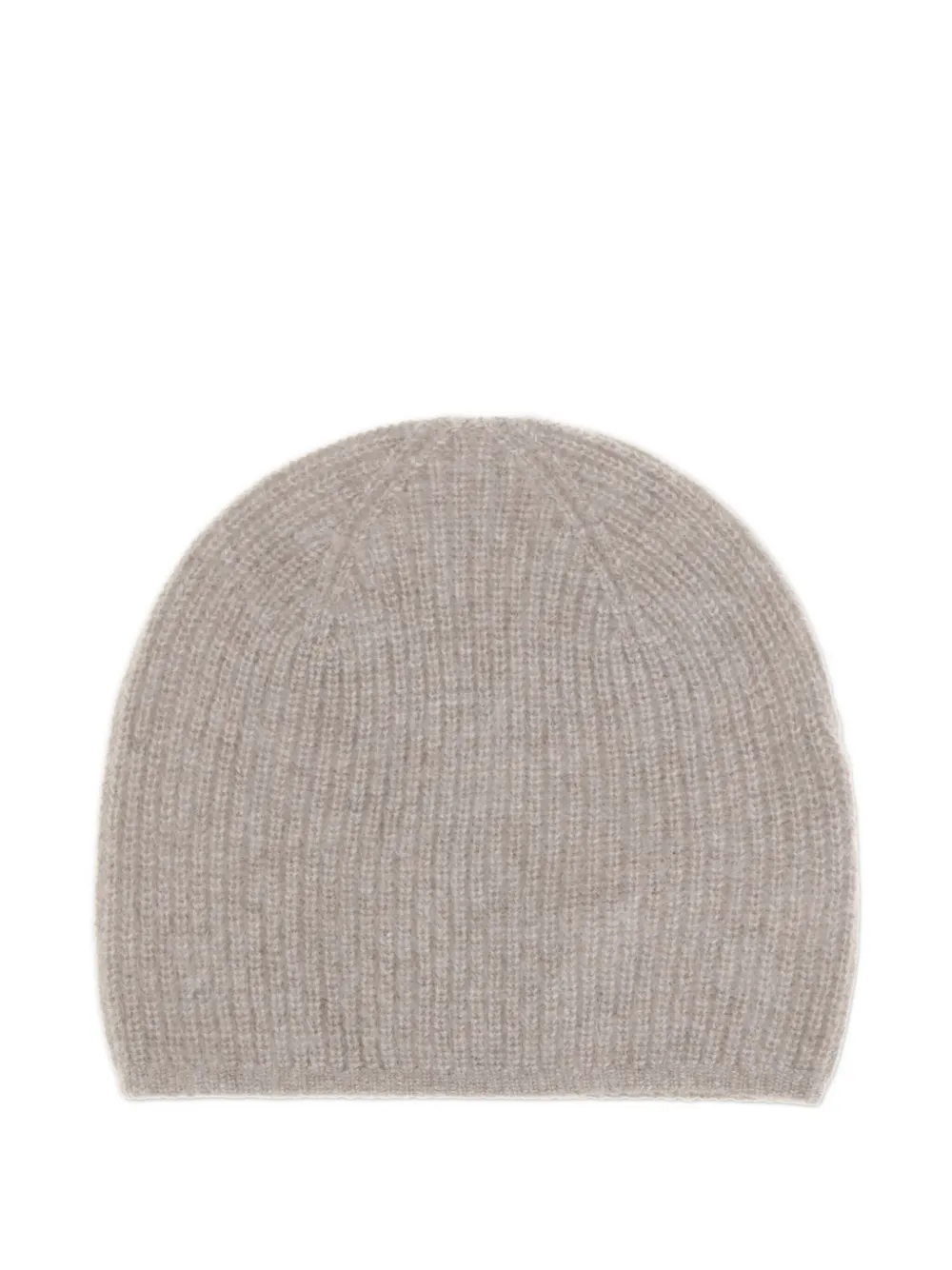 

Вязаная шапка Flyn в рубчик Loulou De Saison, бежевый