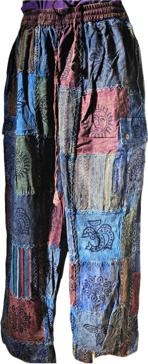 Активные брюки из хлопка, Karma Handicrafts, набор 1 шт., Blue — фото 3
