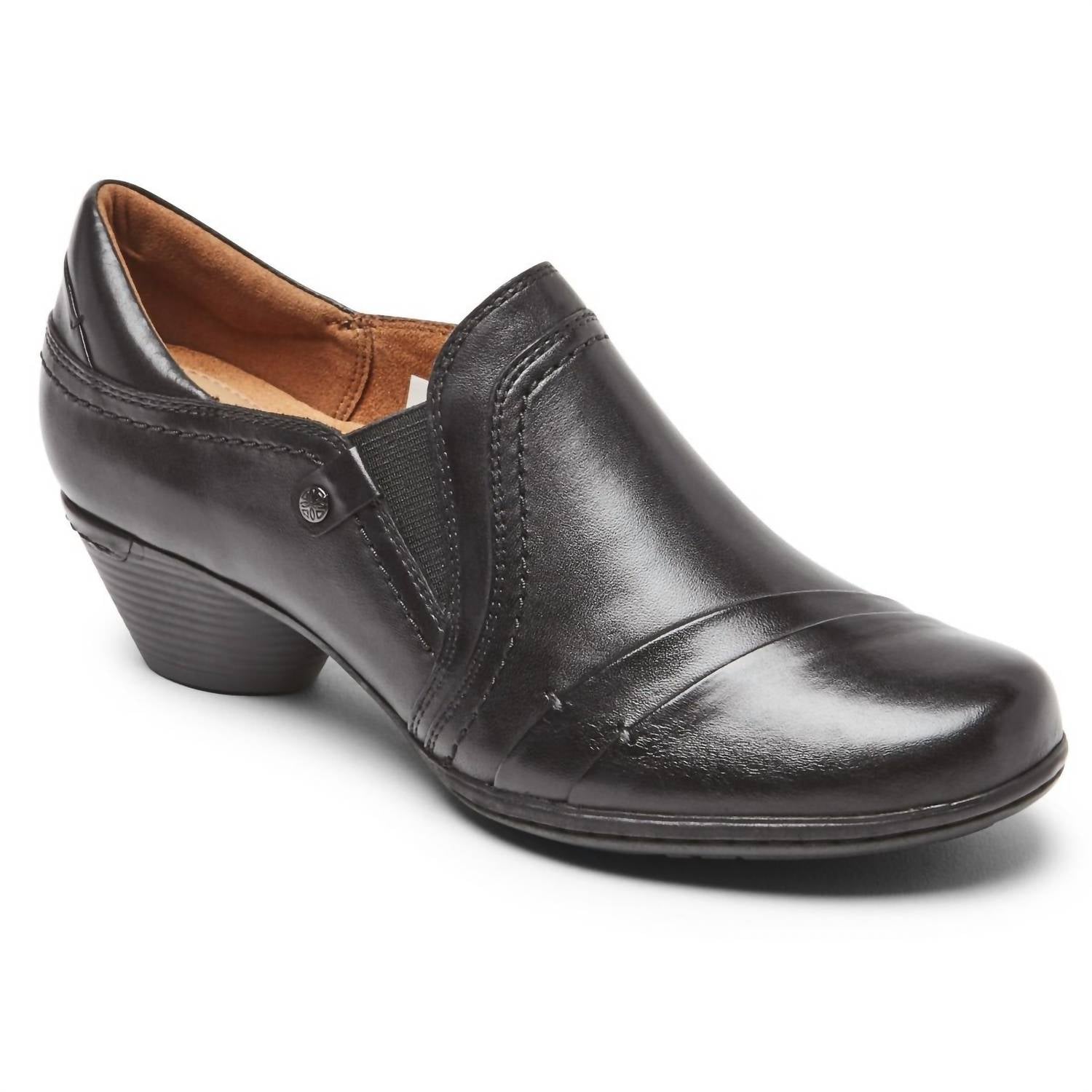 Женские туфли Laurel Slip-On черного цвета Cobb Hill