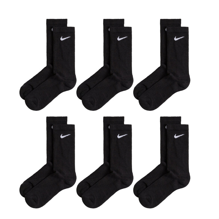 

Носки Everyday Cushioned Crew Socks 6 Pack Nike, черный