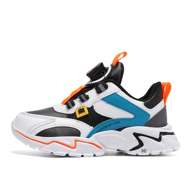 

Кроссовки для бега с амортизацией для детей YUZHAOLIN, черный/оранжевый