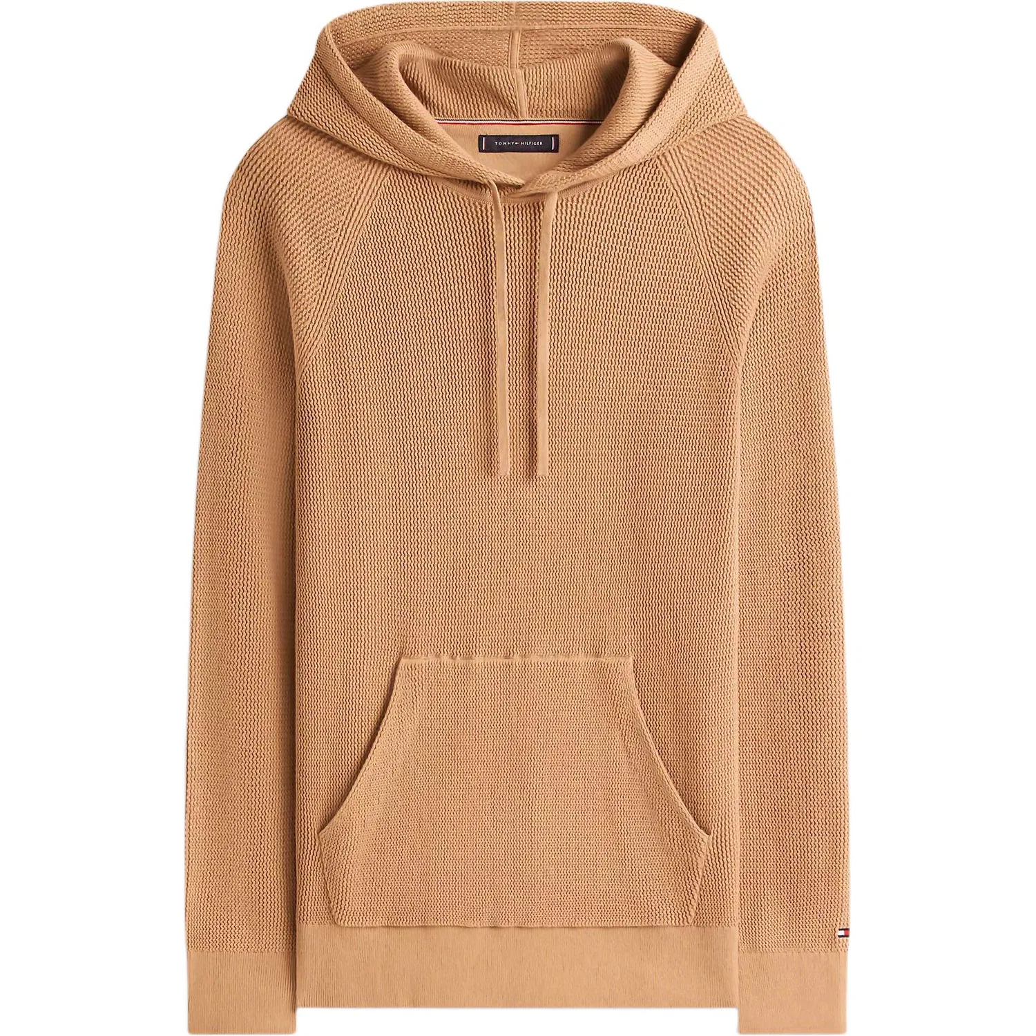Свитер мужской камеловый с капюшоном Tommy Hilfiger