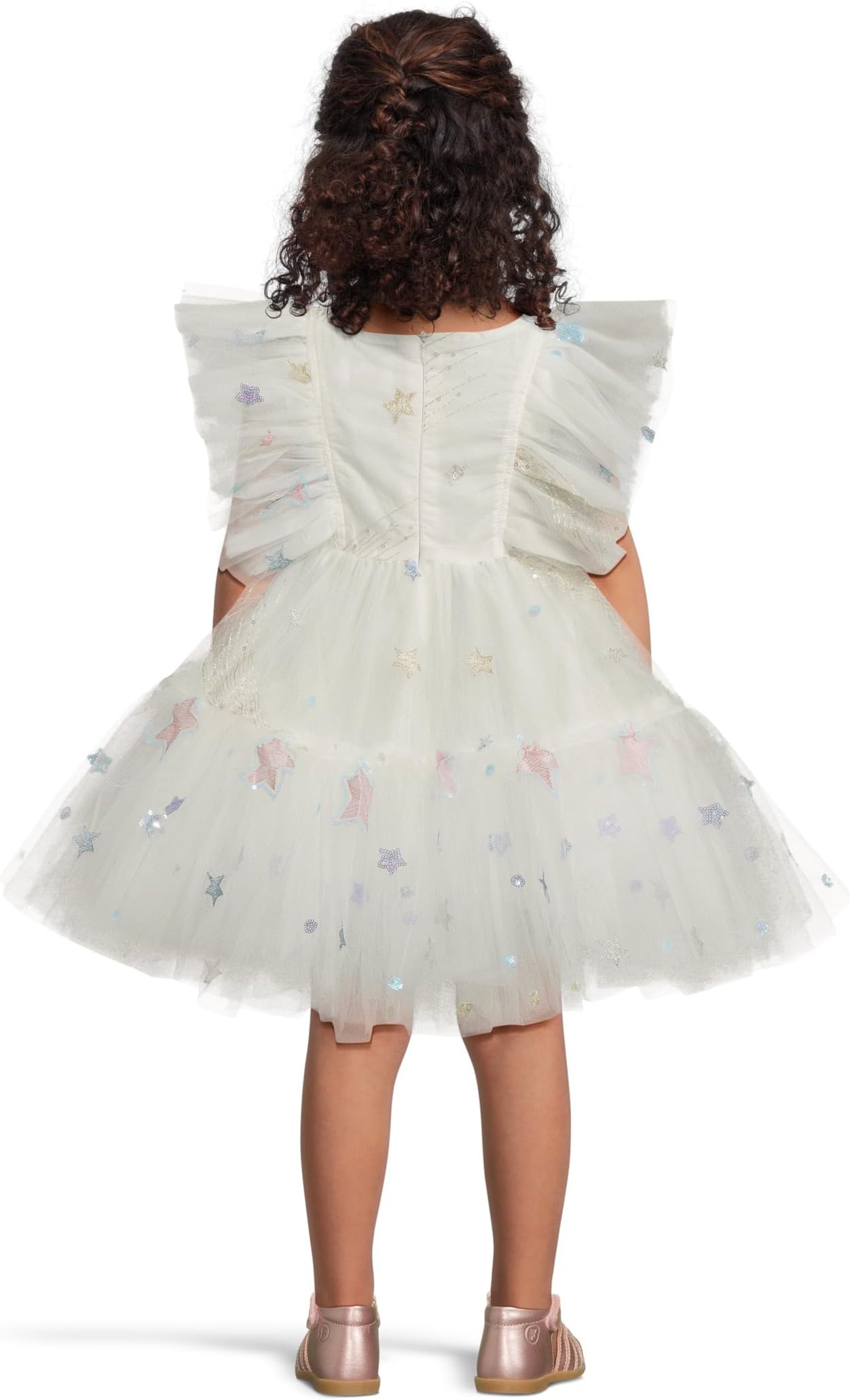 Платье Lola and The Boys Shooting Star Tulle Dress, белый — фото 2