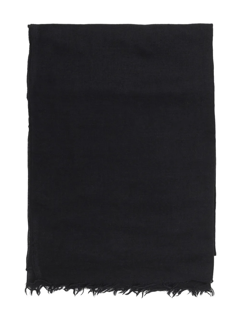 

Потертый шарф Rick Owens, черный