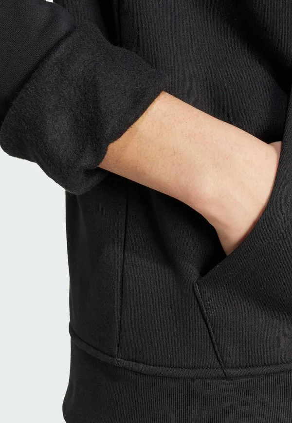 Толстовка ess fz hd на молнии Adidas Originals, Black — фото 3