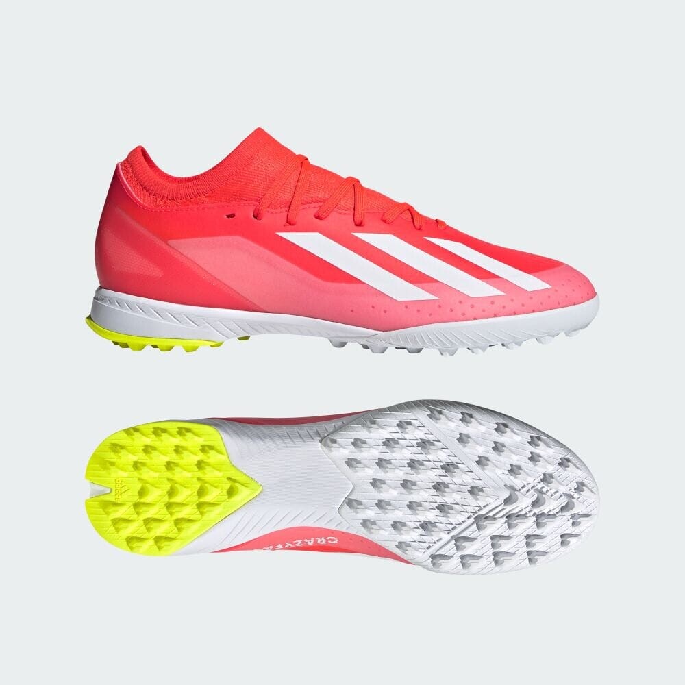 

Кроссовки Adidas X CRAZYFAST LEAGUE TF / Turf use (training shoes) / X CRAZYFAST LEAGUE TF, цвет Solar Red/White/Team Solar Yellow, Белый, Кроссовки Adidas X CRAZYFAST LEAGUE TF / Turf use (training shoes) / X CRAZYFAST LEAGUE TF, цвет Solar Red/White/Tea