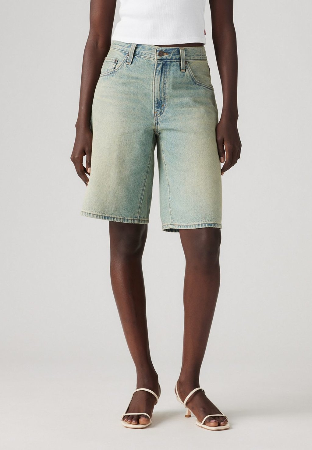 

Джинсовые шорты BAGGY DAD JORT Levi's, деним