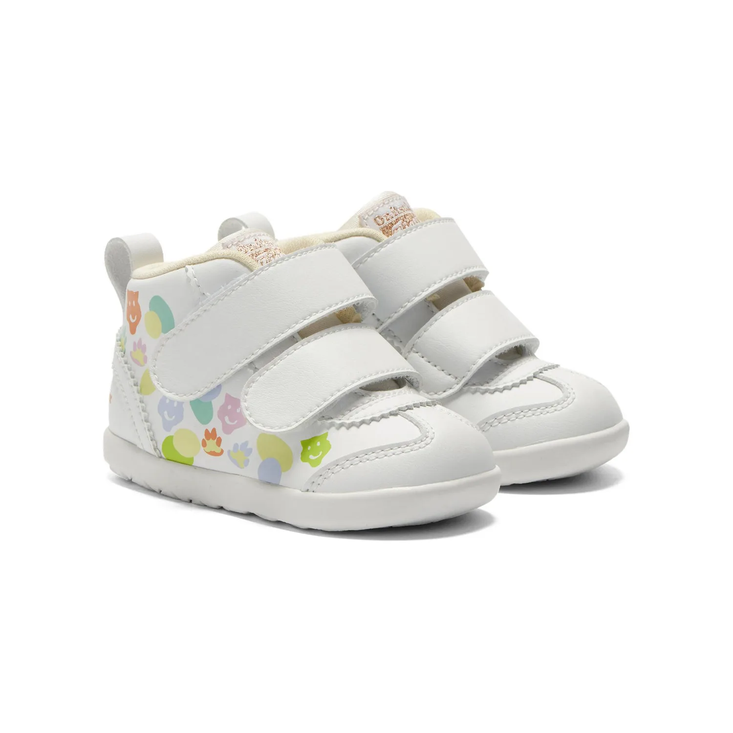 Onitsuka Tiger Кроссовки MEXICO 66 FIRST KIDS Slip Resistant Mid top бело-зелено-оранжевые — фото 4