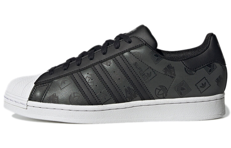 

Кроссовки Adidas Originals Originals Superstar Shoes 'Black Green Monogram'